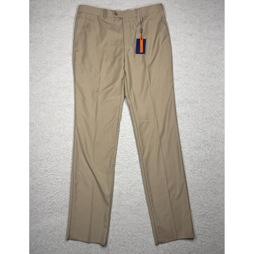 NWT Giorgio Fiorelli Dress Pants Unhemmed Khaki Dress‎ Pants Men's Size 36